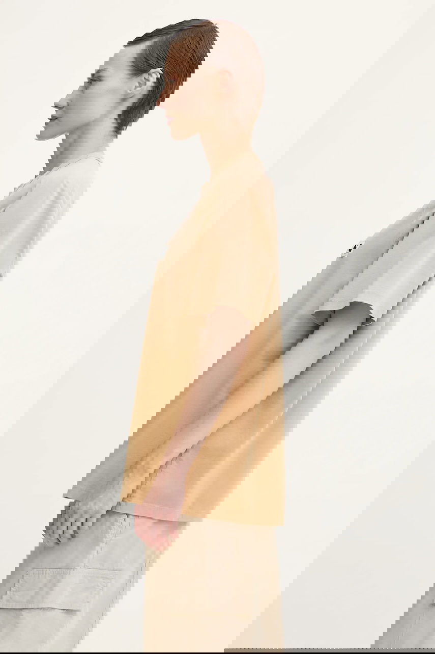 Тениска Carhartt WIP S/S Hudson T-shirt Бежово | I035138.07E5F, 1