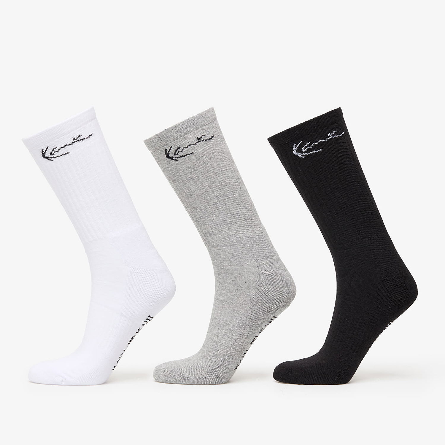 Чорапи Karl Kani Signature Socks 3-Pack Black/ Grey/ White Многоцветен | KA-SK011-013-05, 0