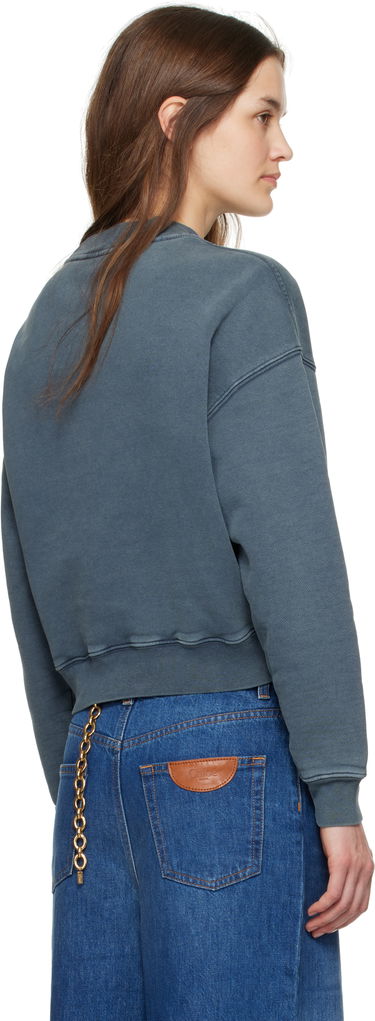Суитчър CHLOÉ Chloé Short Logo Sweatshirt Синьо | CH25SJH05193, 2