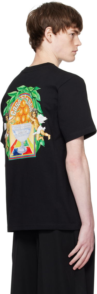Тениска Casablanca Casablanca Triomphe D'Orange Graphic T-Shirt Черно | MPF25-JTS-001-24-EX-FLANNELS, 2