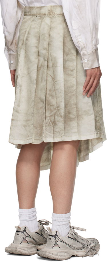 Пола Feng Chen Wang Feng Chen Wang Sandwashed Nylon Asymmetrical Skirt Бежово | FUS19SK02, 2