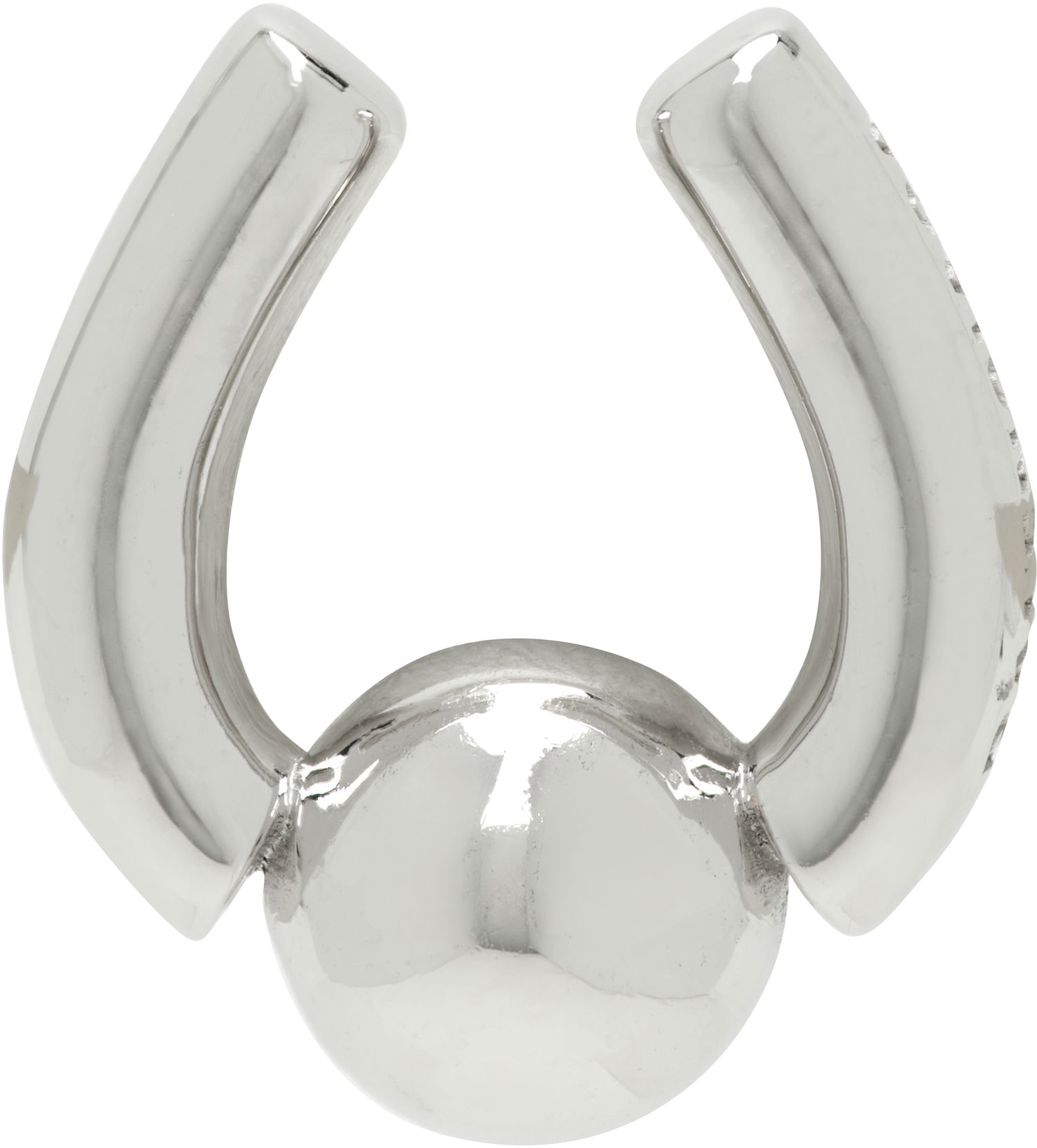 Пръстен Balenciaga Camden Silver Nose Cuff Металик | 803762 TZ68R, 0
