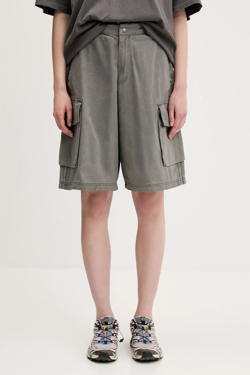 Къси панталони adidas Originals adidas Originals Cargo Jorts High Waist Сиво | JD0139, 0