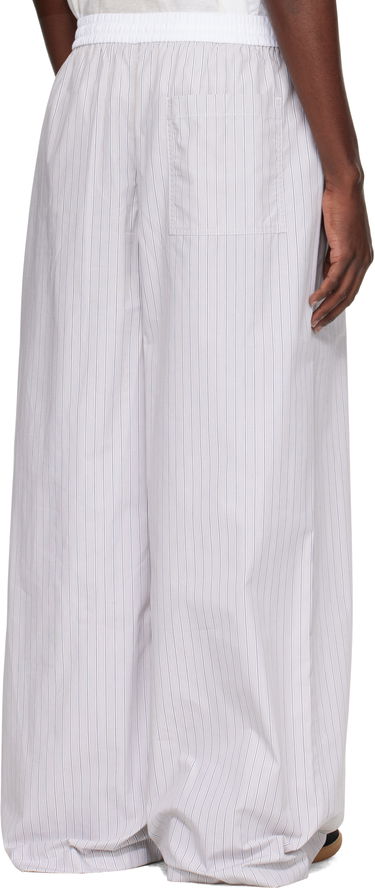 Панталони Acne Studios Acne Studios Striped Trousers Бяло | CK0128-, 2