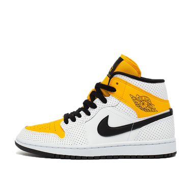 Кецове и обувки Jordan Air Jordan 1 Mid "Perforated - White University Gold" W Оранжево
 | BQ6472-107, 1