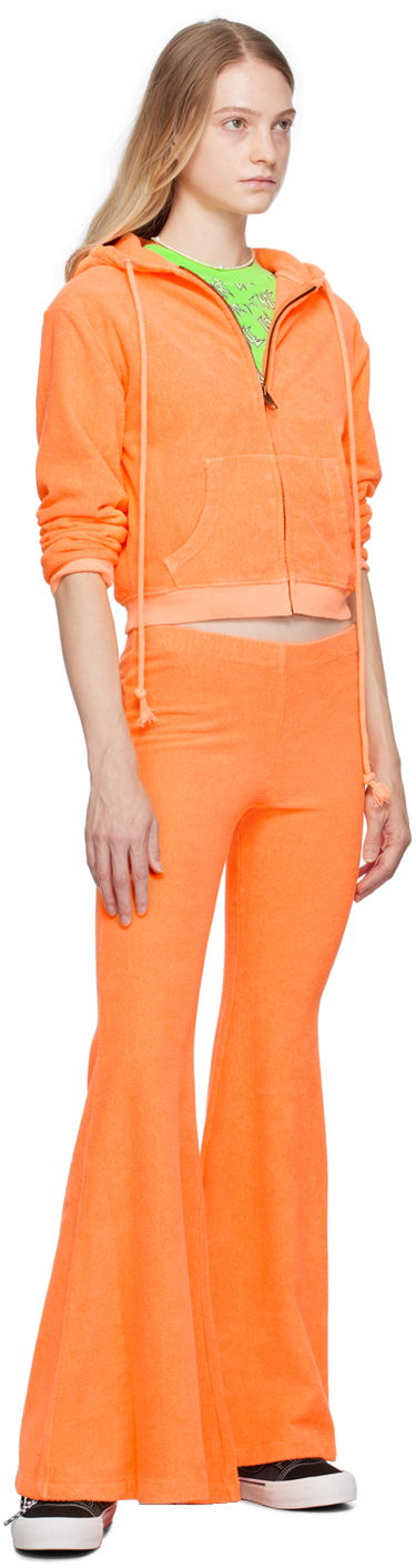 Суитчър ERL Cropped Zip Hoodie Оранжево
 | ERL06T110, 4