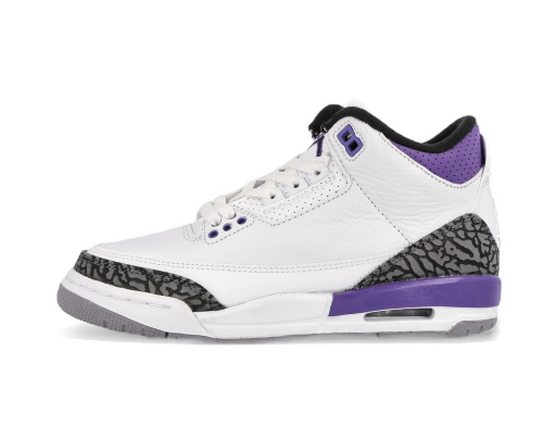 Кецове и обувки Jordan Air Jordan 3 Retro "Dark Iris" GS Бяло | DM0967-105