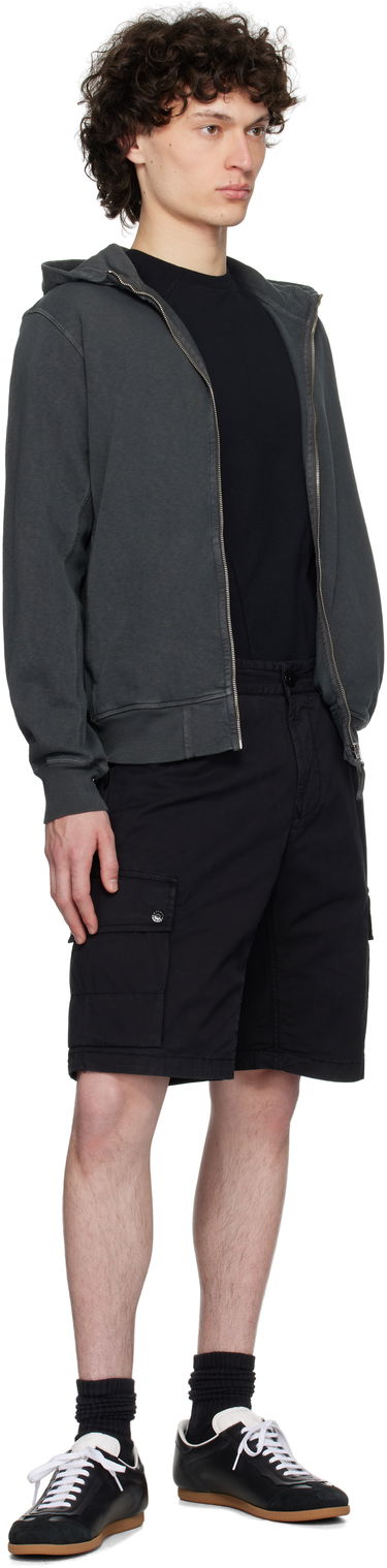Къси панталони Stone Island Stone Island Supima Cotton Twill Stretch-TC Cargo Shorts Черно | K1S15L100011S0010, 4