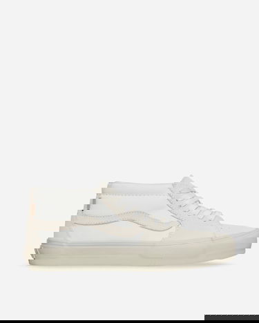 Кецове и обувки Vans JJJJOUND x Sk8-Mid VLT LX "True White" Бяло | VN0A7TNHW001, 3