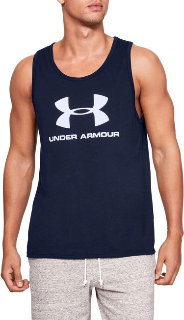 Потник Under Armour Under Armour Sportstyle Logo Tank Top Тъмно синьо | 1329589-408, 0