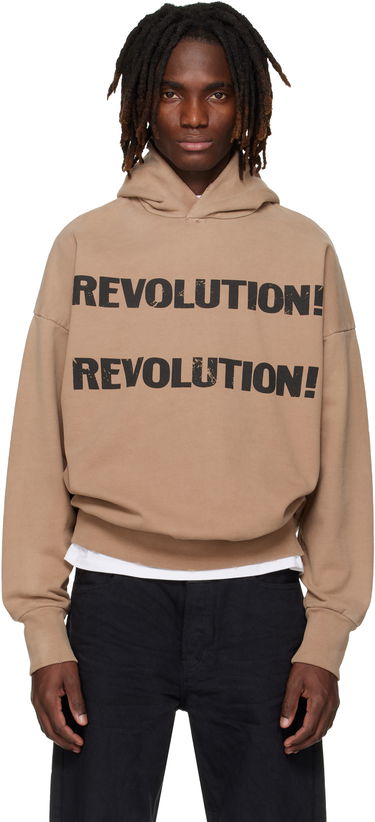 Суитчър Fear of God Heavyweight Long Sleeve 'Revolution' Hoodie Бежово | FG25FW12-12112BHF-288, 0