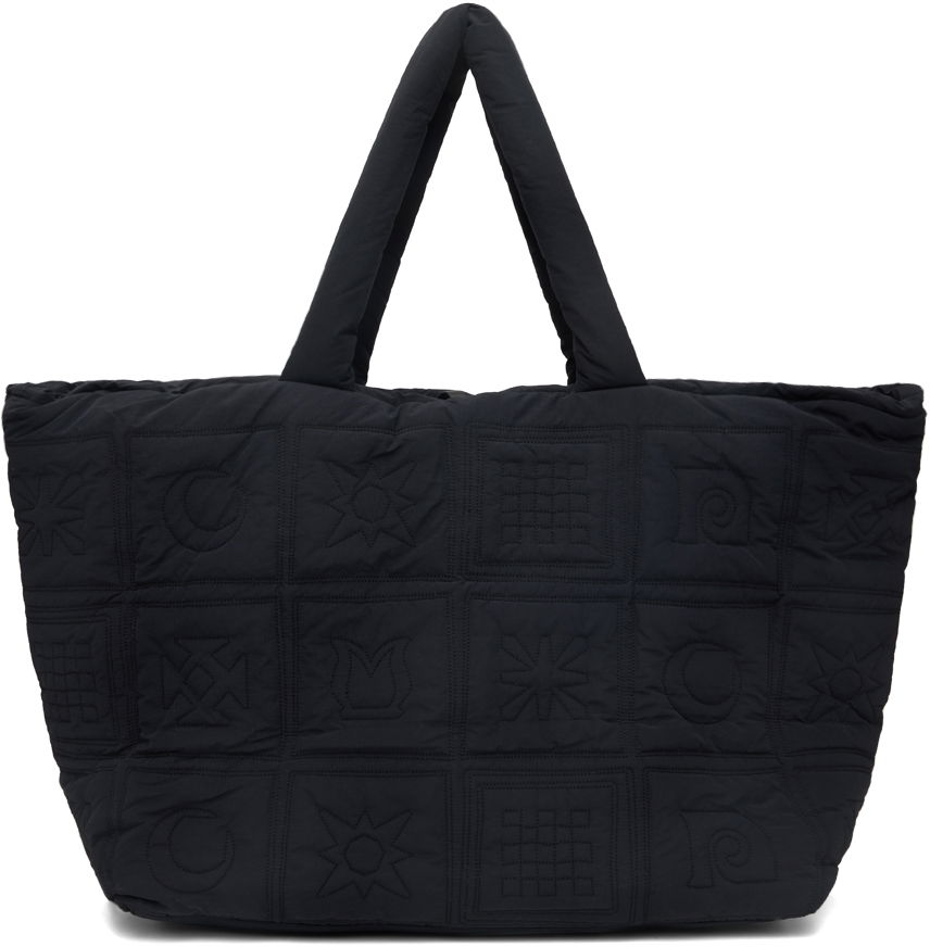 Облекло Nanushka Black Symbol Tote Черно | NU24FWBT12451, 0