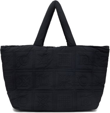 Облекло Nanushka Black Symbol Tote Черно | NU24FWBT12451, 0