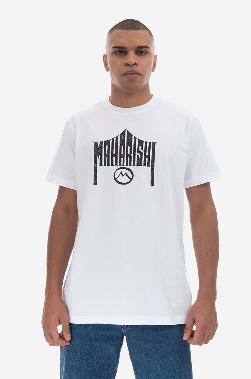 Тениска Maharishi 1995 T-shirt Organic Cotton Printed Бяло | 9928.WHITE