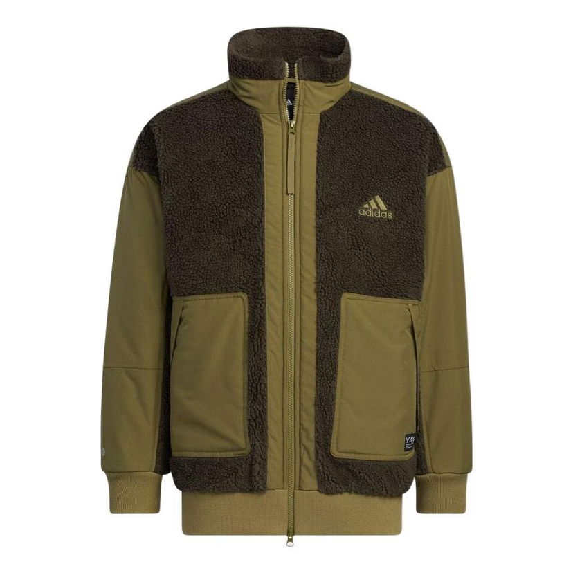 Яке adidas Originals Sherpa Fleece Jacket Зелено | HP1390