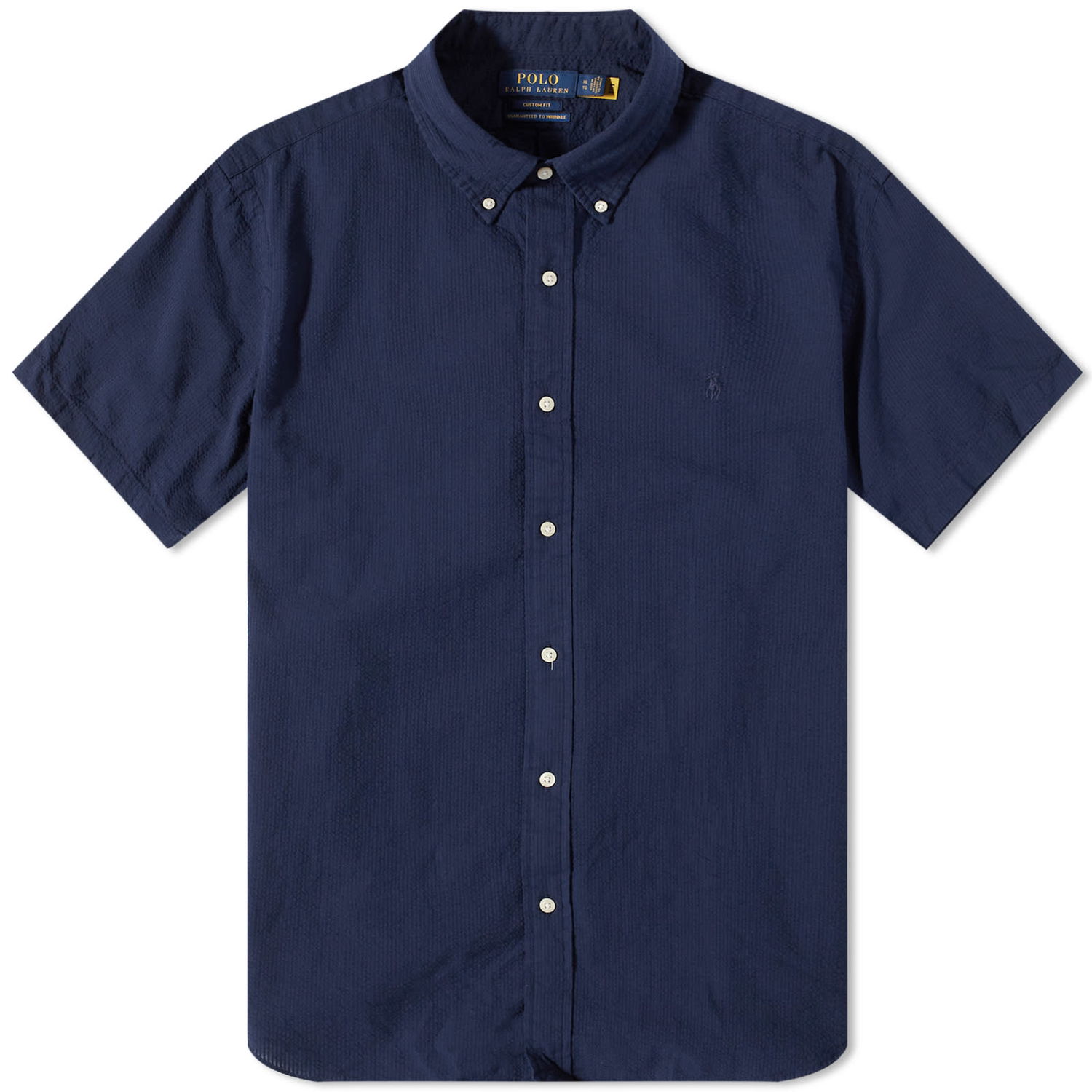Риза Polo by Ralph Lauren Seersucker Short Sleeve Shirt Astoria Navy Тъмно синьо | 710906575003, 0