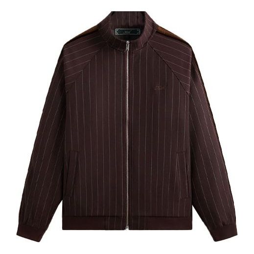 Яке бомбър KITH Clifton Track Jacket Кафяво | KHM031512-507