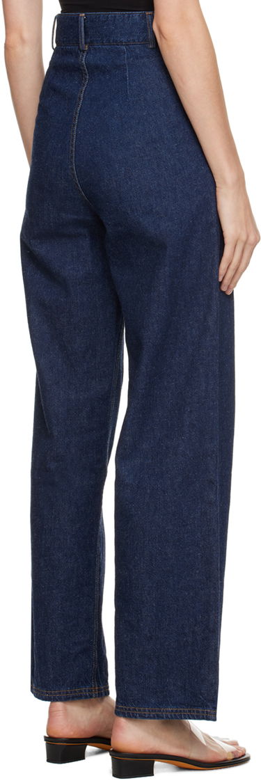 Дънки Baserange High-Waisted Wide Leg Jeans Тъмно синьо | TRNA-CO-SP24, 2