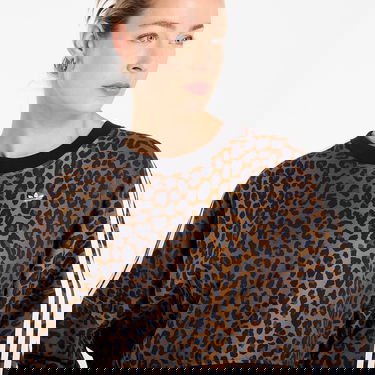Суитчър adidas Performance Leopard Crewneck Sweatshirt Кафяво | JW7303, 1