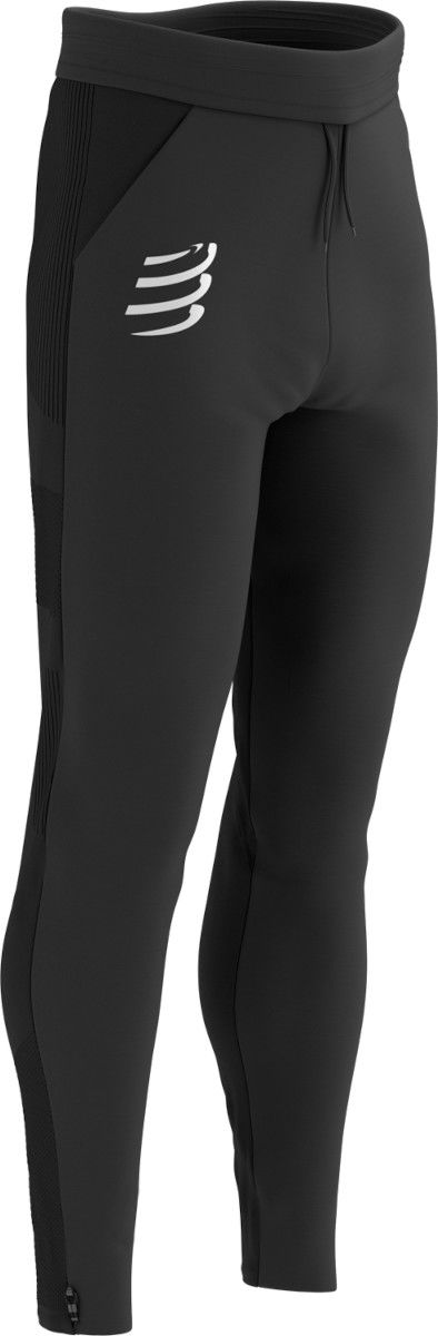 Панталони Compressport Hurricane Windproof Seamless Pants Черно | apam1459000, 0