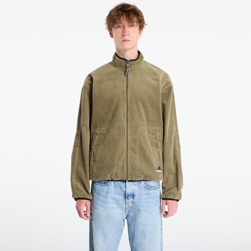 Яке adidas Originals Equipment Reversible Corduroy Jacket Focus Olive Зелено | JV7660