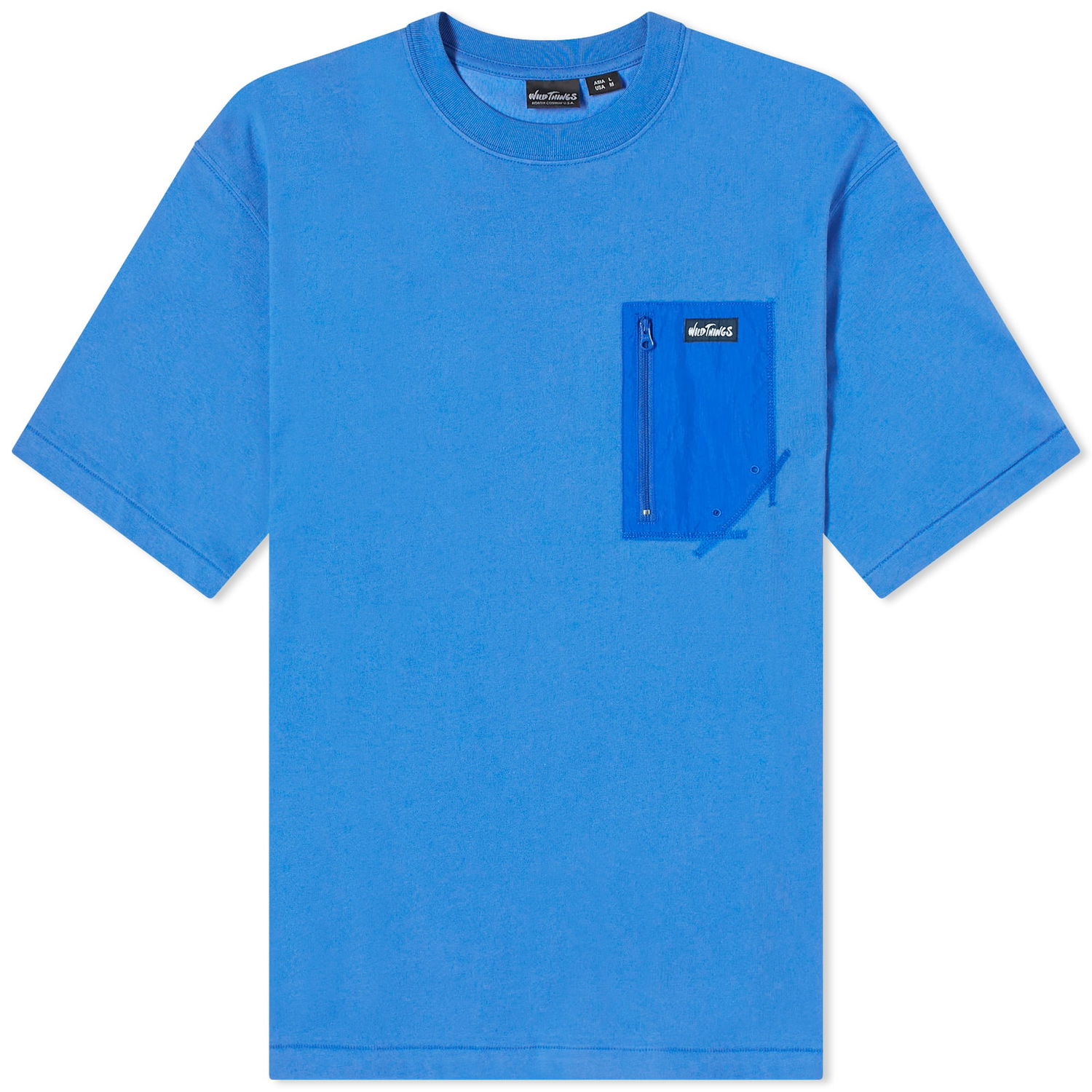Тениска Wild things Camp Pocket T-Shirt Синьо | WT241-24-BLU, 0