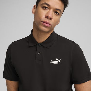 Поло тениска Puma Essentials Logo Pique Polo Черно | 682552_01, 4