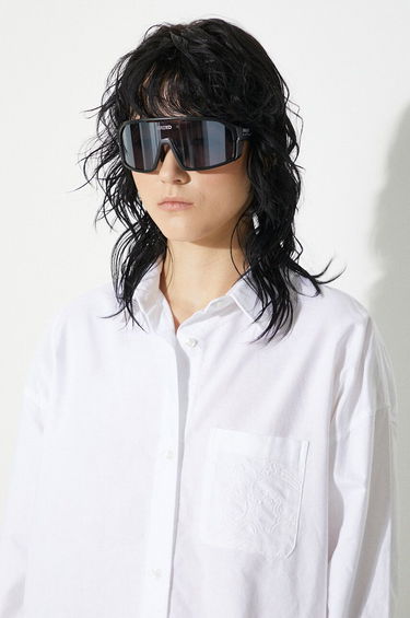 Pокля Fiorucci Fiorucci Oversize Midi Shirt Dress Бяло | W01FPDSH063CO01WH01, 3