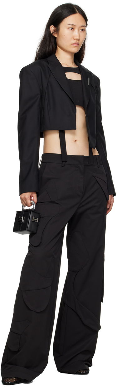 Съкратен топ HELIOT EMIL Harness Cutout T-Shirt Черно | HE_W_13_042_BLK01, 3