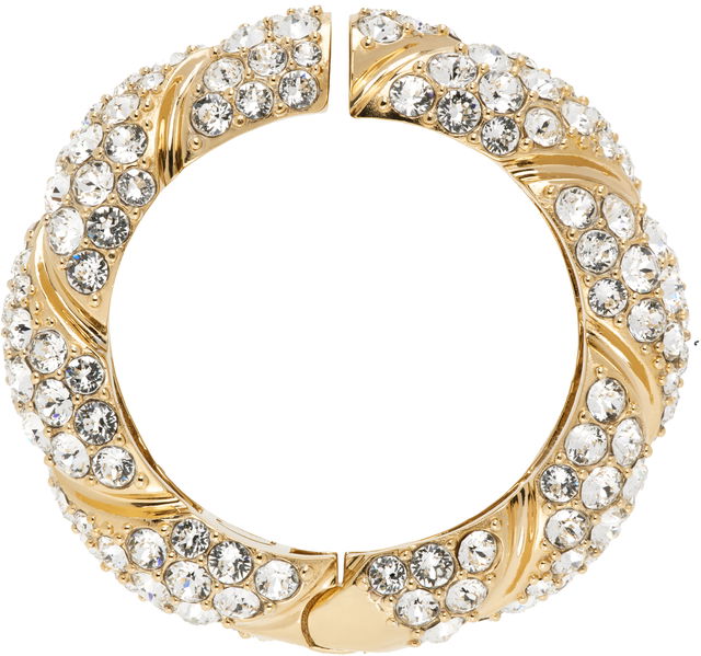 Valentino Garavani Small Big Mono Crystal-Embellished Clip-on Earring