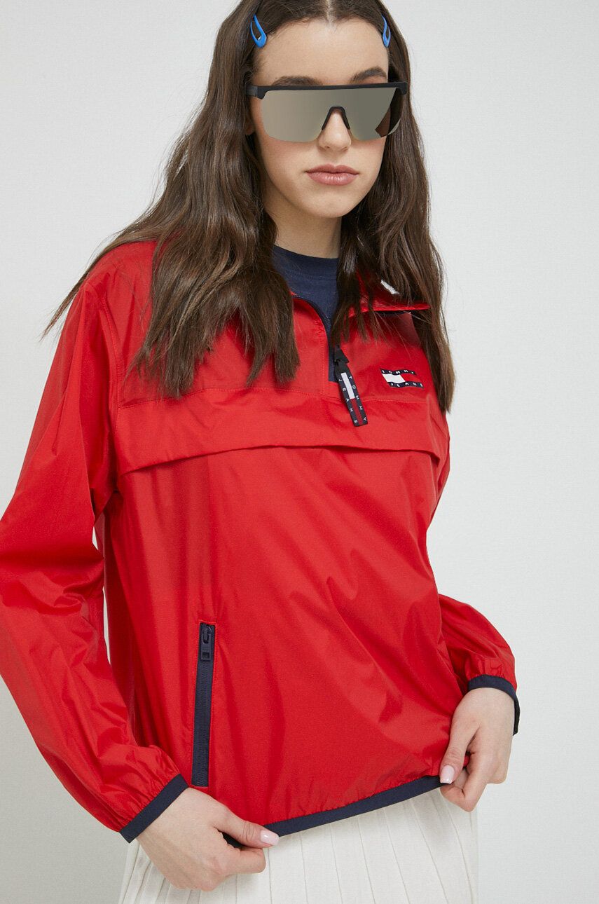 Ветровка Tommy Hilfiger Packable Popover Chicago Windbreaker Червено | DW0DW15333.PPYX, 0