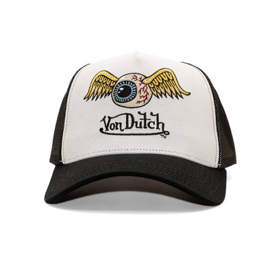 Шапка с козирка Von Dutch Von Dutch Trucker Eye Out Logo Cap Бяло | VD/0/CAS1/ART/WHI, 1