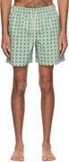 Palm Angels 'PA' Diamond Print Swim Shorts
