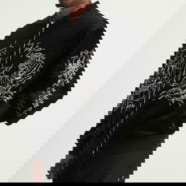 Яке бомбър Neighborhood Velvet Embroidered Tokyo Japan Skull Tiger Souvenir Jacket Черно | 252AQNH-JKM03-BLK, 7