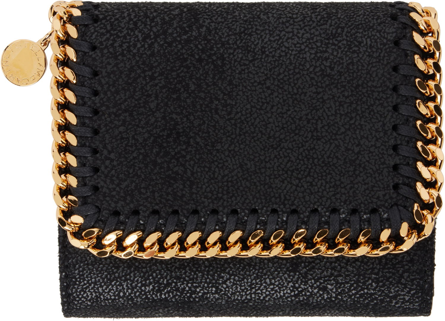 Портфейл Stella McCartney Stella McCartney Small Chain Flap Wallet Черно | 431000W9355, 0