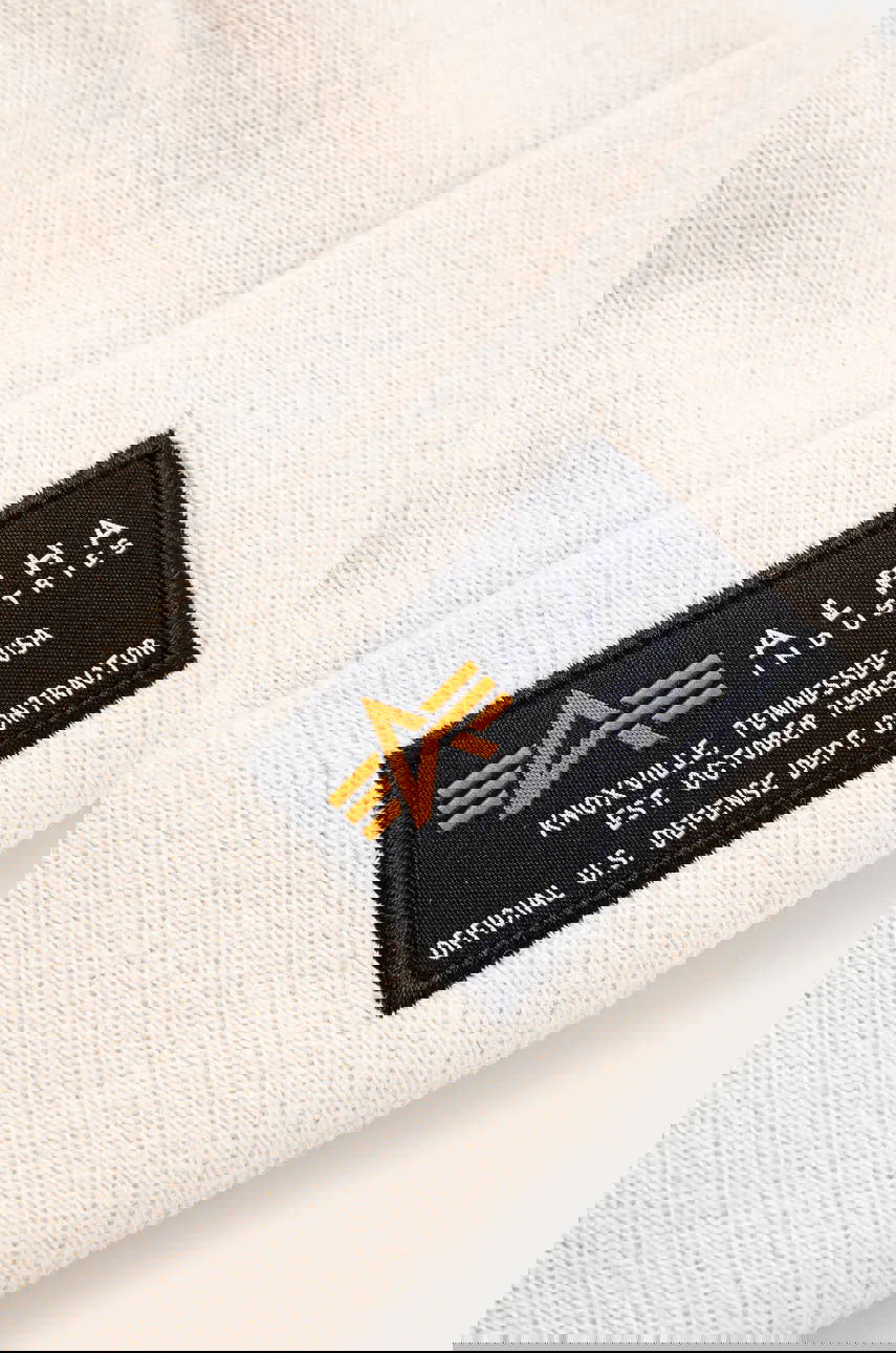 Шапка Alpha Industries Crew Beanie Бежово | 128924, 1