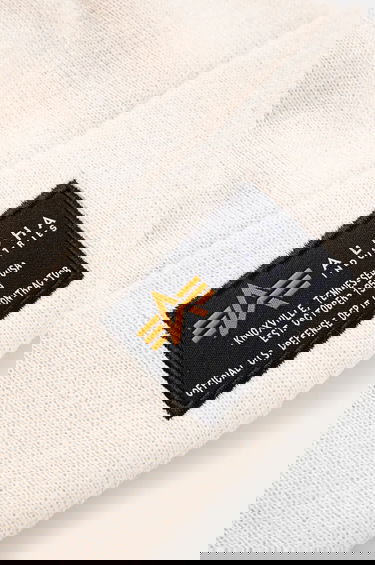 Шапка Alpha Industries Crew Beanie Бежово | 128924, 1