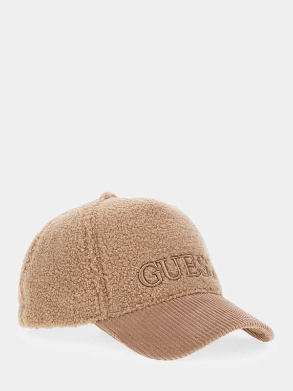 Шапка с козирка GUESS Faux Fur Cap Бежово | AW5183POL01, 0