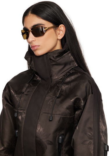 Слънчеви очила Prada Wrap Around Metal Sunglasses Кафяво | 0PR A55S 8056597958486, 3