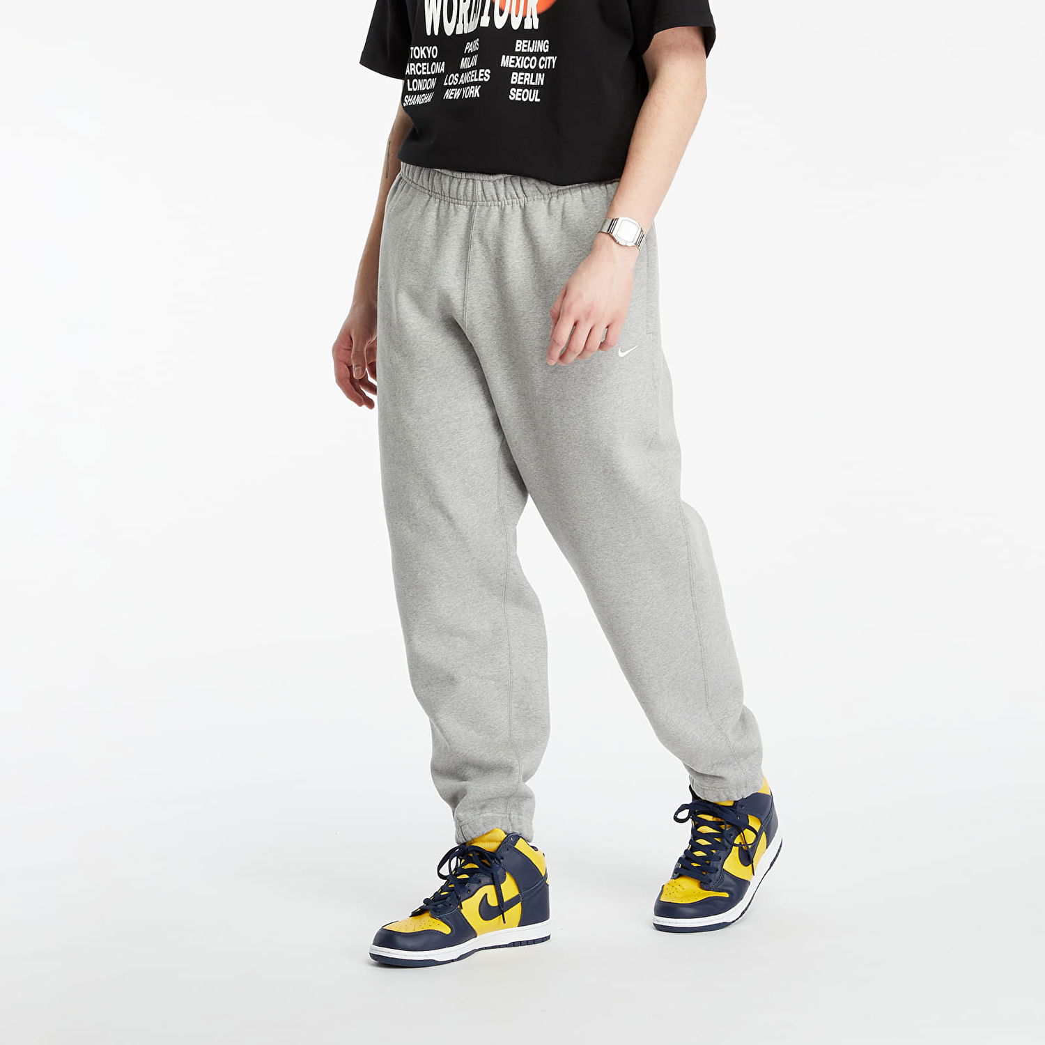 Спортни панталони Nike Fleece Pants Сиво | CW5460-063, 0