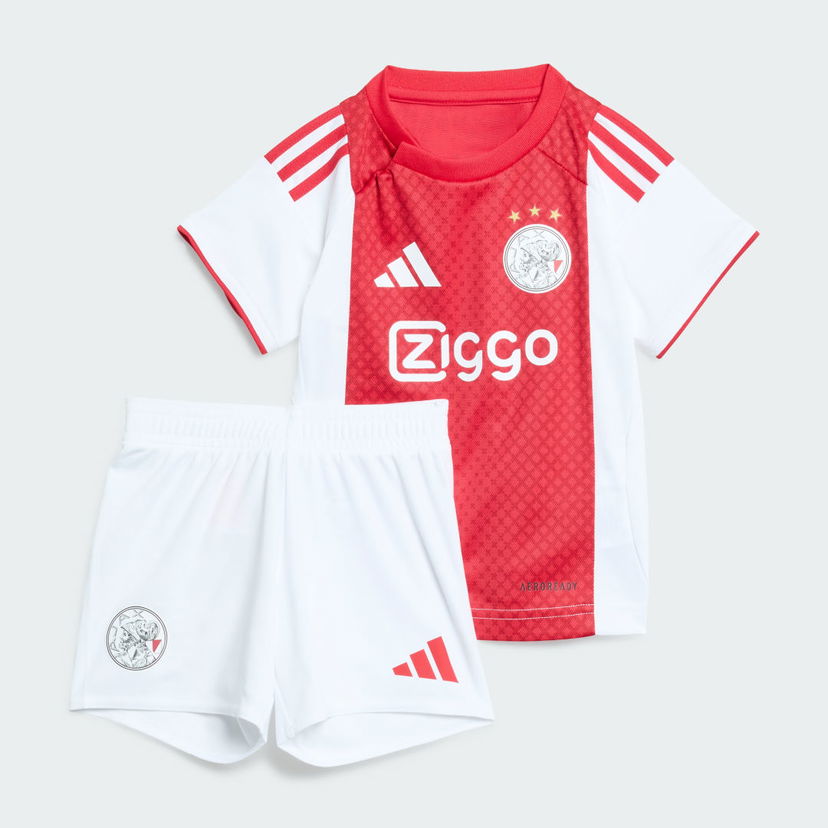Комплект adidas Performance Ajax Amsterdam 25/26 Home Kit Baby Червено | JI9575