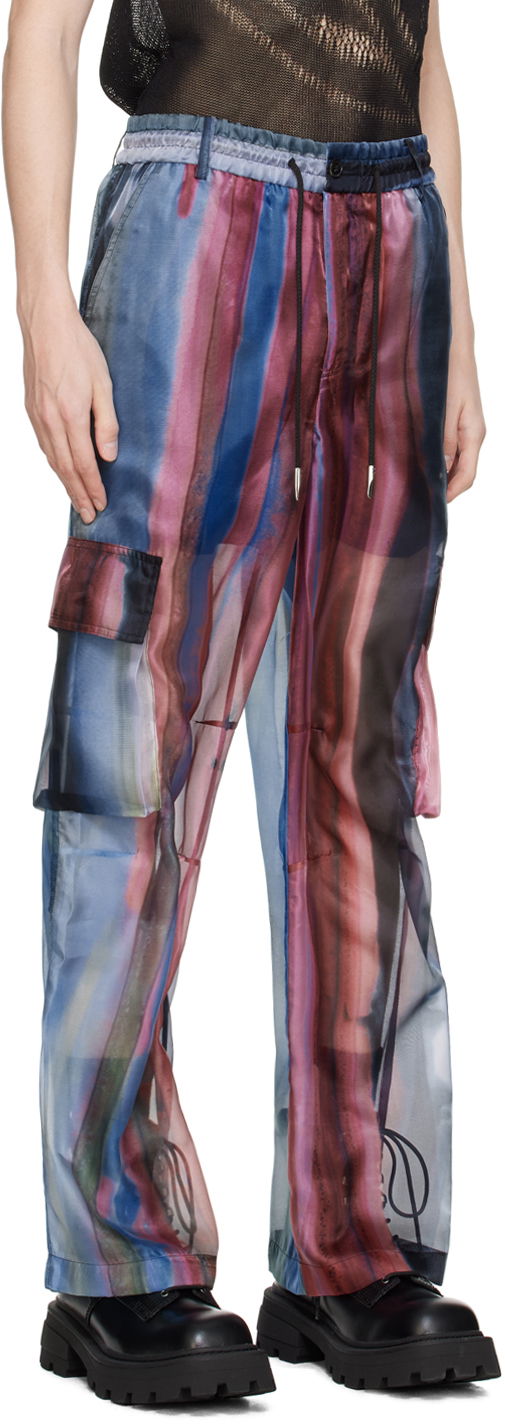 Карго панталони Feng Chen Wang Feng Chen Wang Rainbow Cargo Pants Многоцветен | FUS17TR23, 1
