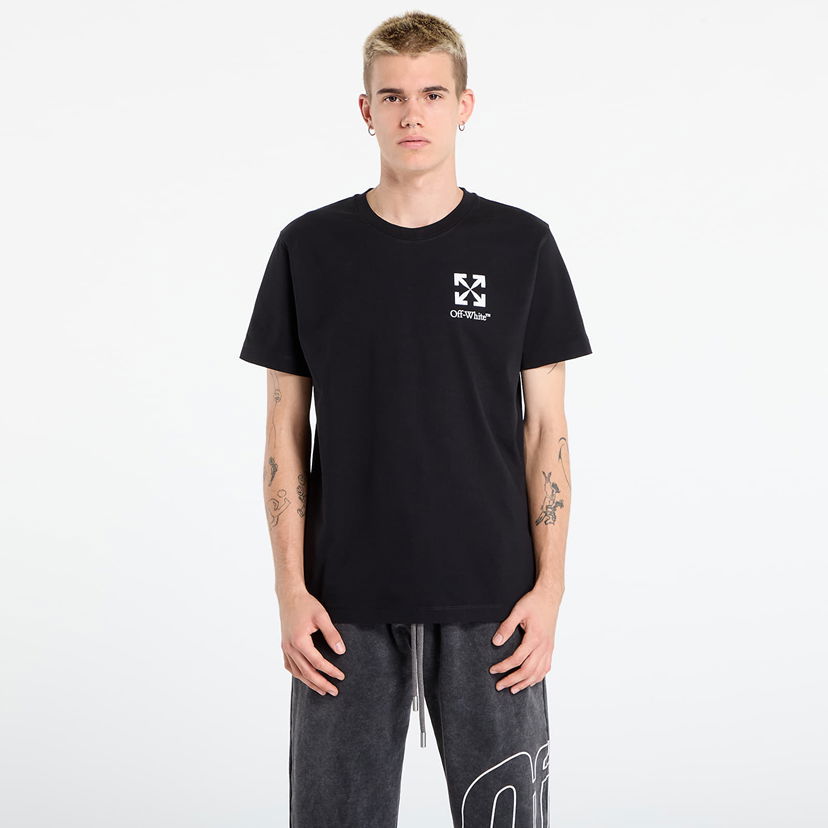 Тениска Off-White Off-White Small Arrow Slim S/S T-Shirt Черно | OMAA027F25JER00F1001