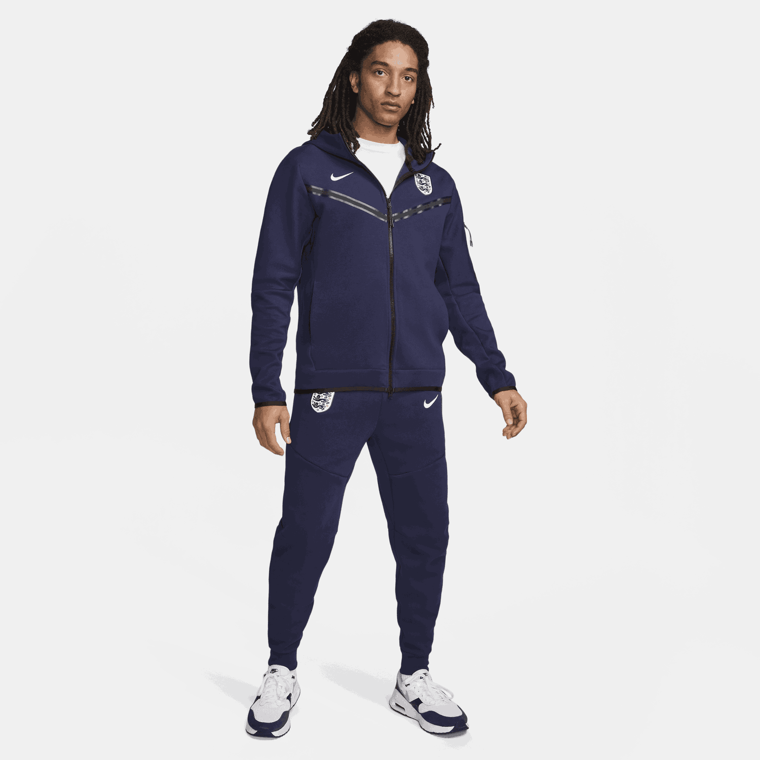Суитчър Nike England Tech Fleece Windrunner Лилаво | FZ5828-555, 0