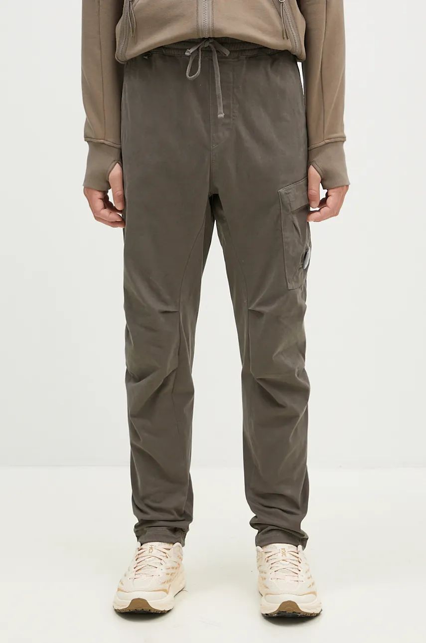 Карго панталони C.P. Company Stretch Sateen Ergonomic Lens Cargo Pants Зелено | 17CMPA180A005529G, 0