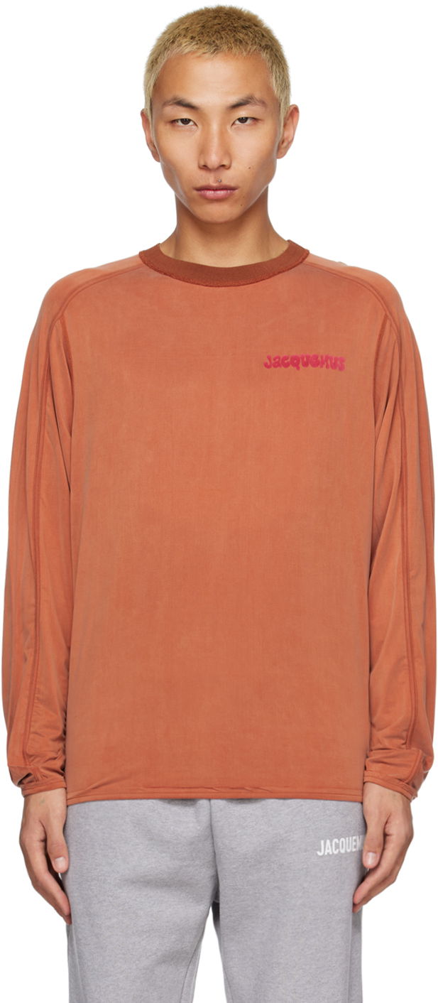 Тениска Jacquemus Crewneck T-Shirt Оранжево
 | 23E235JS110-2307, 0