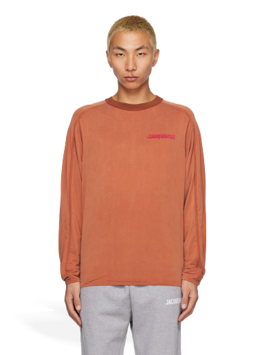 Тениска Jacquemus Crewneck T-Shirt Оранжево
 | 23E235JS110-2307