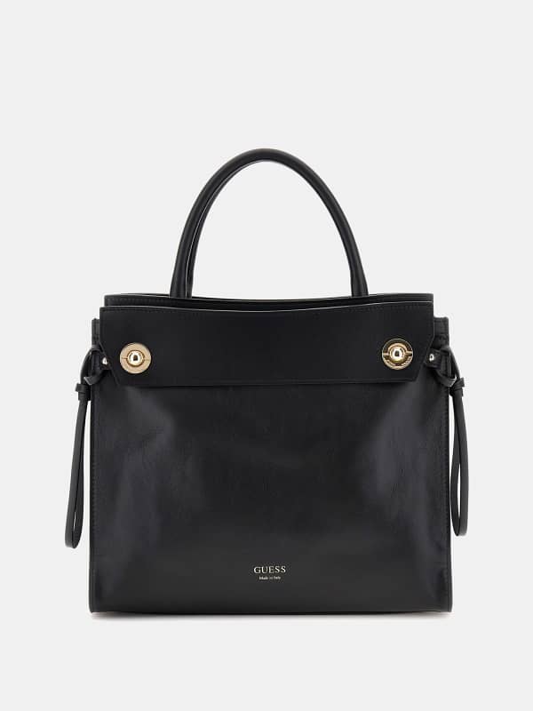 Дамска чанта GUESS Leather Handbag Черно | HWBIAAL5117, 0