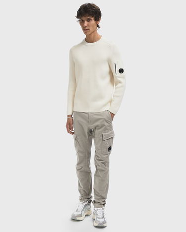 Пуловер C.P. Company C.P. Company Crew Neck Knit Sweater Бяло | 19CMKN015A006608A-103, 1