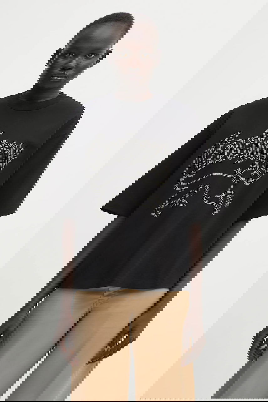 Тениска Carhartt WIP S/S Hackwork T-Shirt Черно | I035539.3FNXX, 0